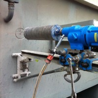 Алмазное бурение отверстий под кондиционер