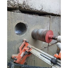 Алмазное бурение отверстия 100 мм